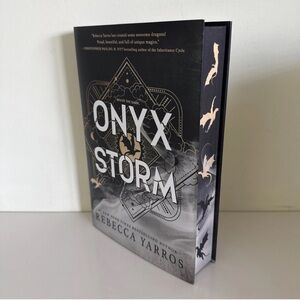 1st Ed Onyx Storm Sprayed Edge Barnes And Noble US HB sprayed edges new